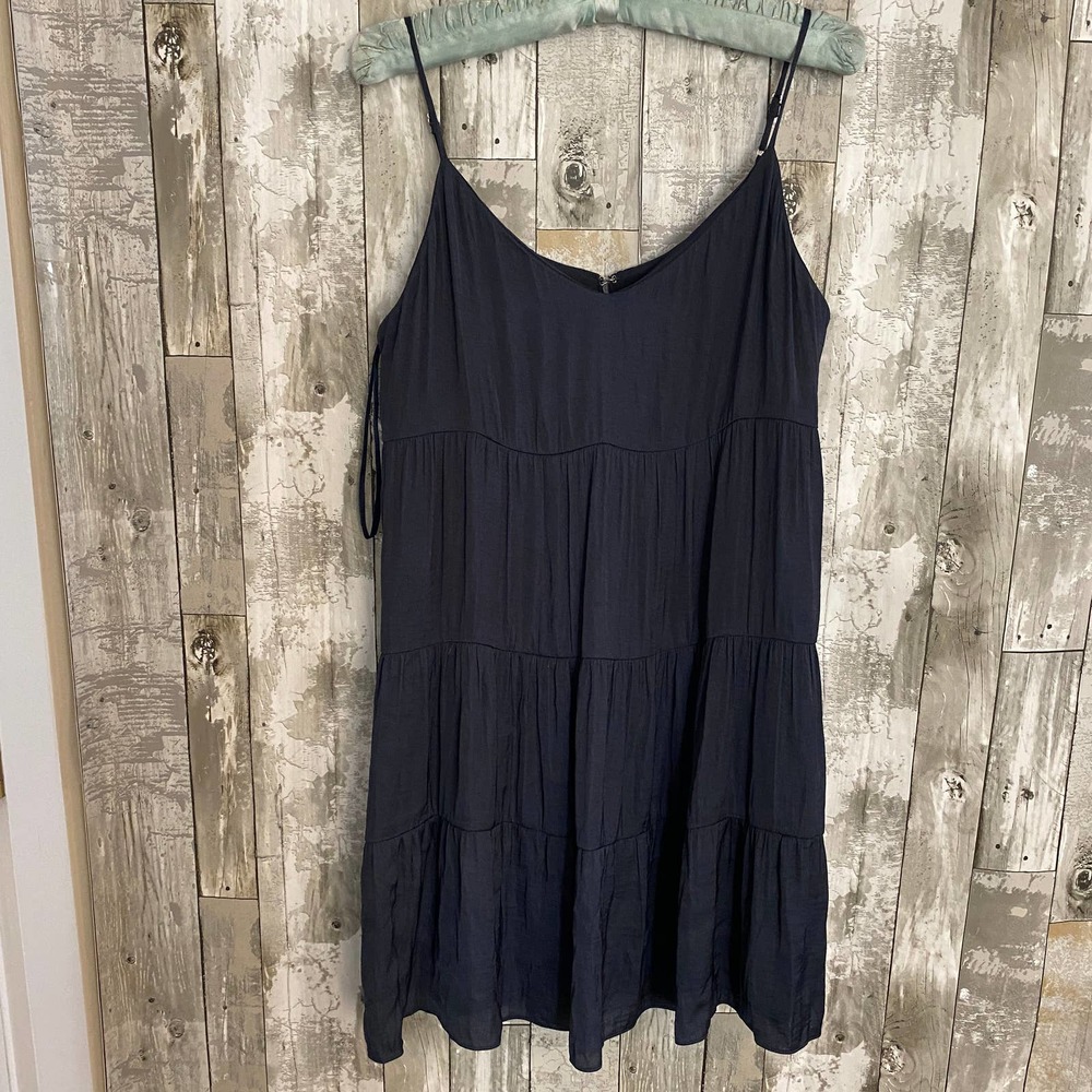 Naked zebra blue baby doll swing dress L